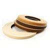 Perfil de tira de cantos coextruido de PVC de plástico brillante de grano de madera