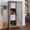 Juego de rieles para puertas correderas, mini gabinete, granero, 3 pies