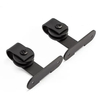 Moderno sistema de rieles de madera negra para puertas corredizas de granero | Hardware más vendido