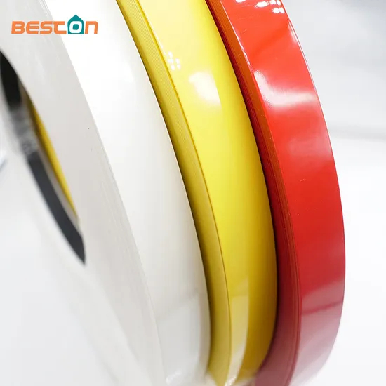 Bordes de borde de PVC ABS de plástico personalizados para herrajes para muebles Bordes de borde de PVC