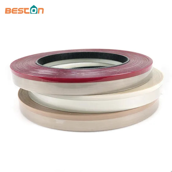 Tira de ribete de PVC para armario de cocina, decoración de muebles, bandas de Pvcedge Duotono 3D