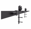 Kit de rodillo superior curvo de acero fundido sólido con recubrimiento en polvo negro – Resistente para instalación de puertas de granero de madera