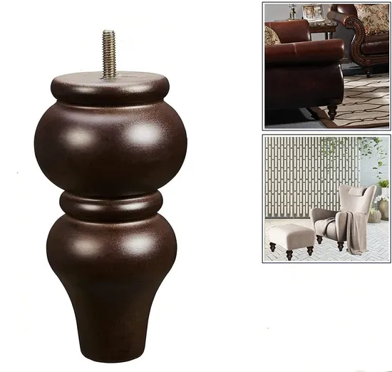 Patas modernas para muebles de madera maciza: elegantes, estables y con gran capacidad de carga para sofás, gabinetes y muebles comerciales