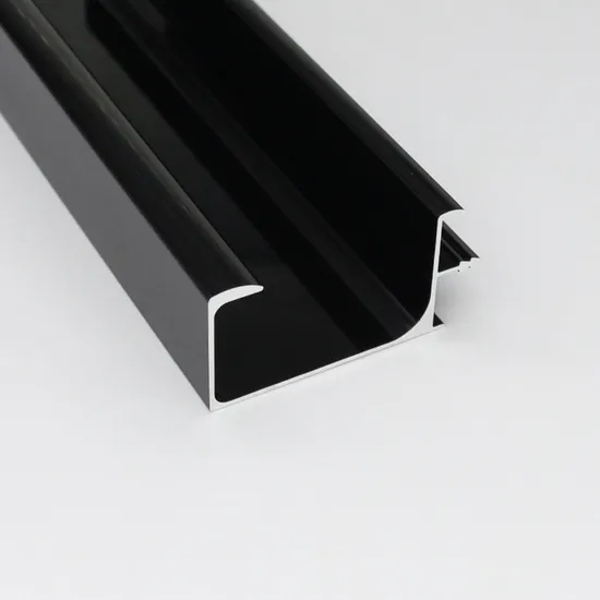 Manijas ocultadas del borde de la forma del gabinete del armario de la cocina del tirón del perfil de los materiales de aluminio de G