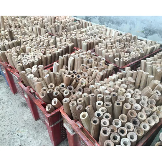 Patas de mesa de madera maciza sin terminar para mesas con tapa de mármol para exteriores