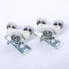 Kit de marco de herrajes para puerta corrediza empotrada de 3 W y 200 libras