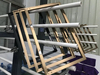 Perfiles de extrusión de aluminio deslizantes para guardarropa Tock para gabinetes de cocina, marco de puerta de armario