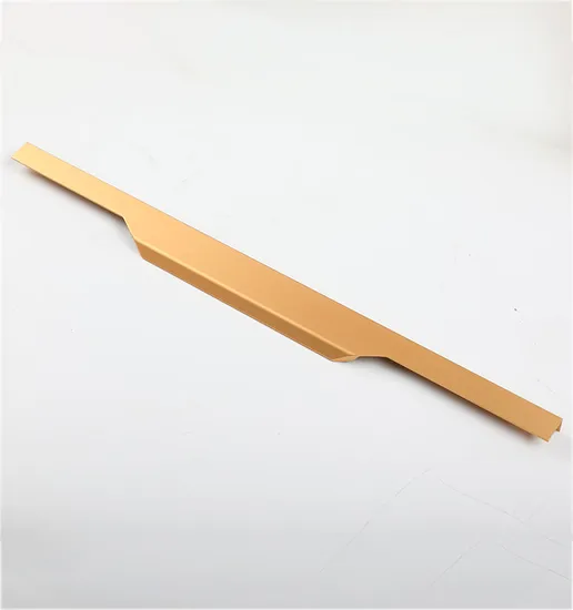 Manija ocultada del tirador decorativo integrado borde del gabinete de cocina de la aleación de aluminio