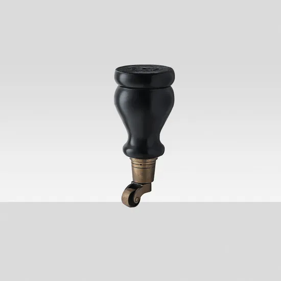 Patas de muebles de madera de alta calidad con ruedas | Construcción de madera maciza para sofás, camas, mesas y muebles para el hogar.