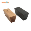 Patas rectas de madera maciza de forma cuadrada - para gabinete, cama y sofá