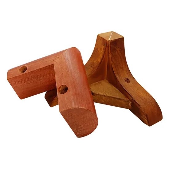 Venta al por mayor Patas de sofá de madera maciza de 150 mm - Diseño decorativo para muebles