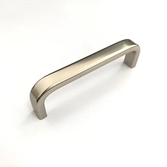 Tirador curvado en forma de U para cajón de armario de cocina, muebles de perfil de aleación de aluminio