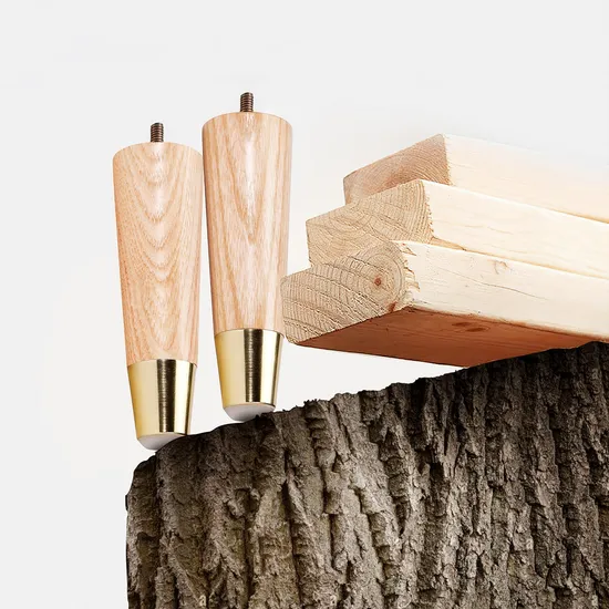 Patas modernas para muebles de madera maciza: venta al por mayor para sofás, gabinetes, camas y muebles comerciales