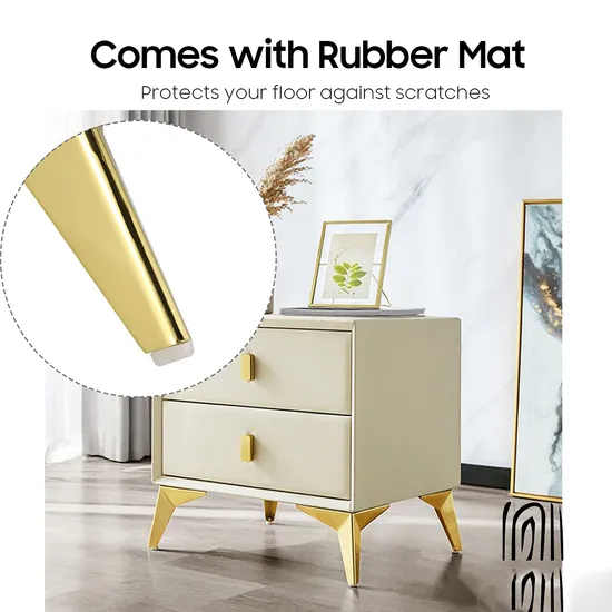 Patas de muebles de metal de colores vibrantes: mejoras decorativas elegantes para gabinetes, sofás y muebles modernos