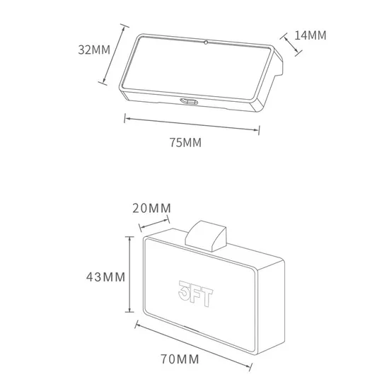 Cerradura de cuero elegante del cajón del gabinete de la huella dactilar con las cerraduras electrónicas negras del negro de la carga por USB