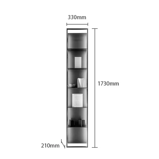 Estantes flotantes para montaje en pared, estante de 5 niveles para sala de estar con luces LED