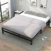 Cama tamaño queen de la asamblea de la base de la plataforma del metal del hogar del hotel de la fundación del listón de acero