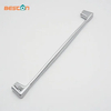 Herrajes para muebles, aleación de zinc, cromo, manijas para refrigerador de cocina, tirador de gabinete