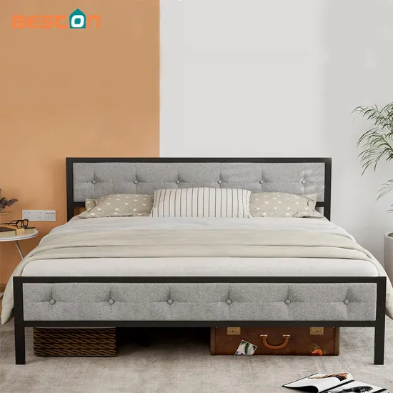 Estructura de cama California King de metal