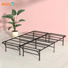 Marco de cama de plataforma de muebles de metal plegable doble de 14 pulgadas
