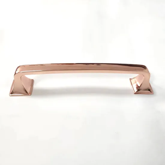 El gabinete del oro de Rose de la aleación del cinc maneja los botones del tirón del cajón de los muebles de las manijas de la cocina