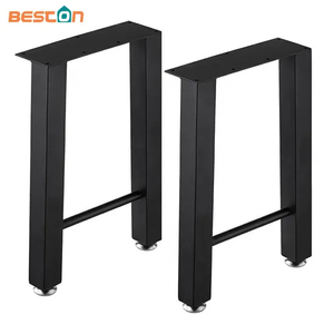 Patas de mesa de muebles de metal industriales modernas de diseño personalizado