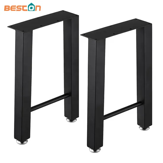Patas de mesa de muebles de metal industriales modernas de diseño personalizado