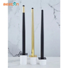 Silla cónica Hierro dorado Muebles de acero Latón Patas de mesa de comedor de metal de metal