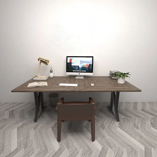 Patas de mesa de salón con soporte de mesa grande de hierro de estilo moderno