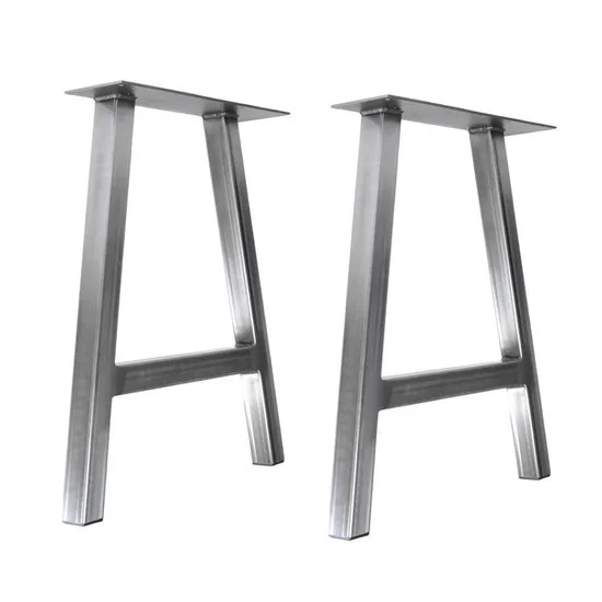 Patas resistentes para muebles, marco de patas de mesa de comedor de acero inoxidable