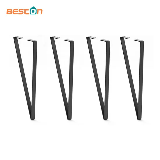 Muebles de estilo moderno Patas de mesa Patas de tocador Metal doblado