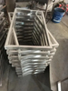 Patas de mesa de escritorio cuadradas cromadas de acero inoxidable industriales de muebles modernos de fábrica