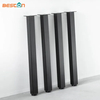 Herrajes para muebles ajustables, diseño de moda, patas redondas de altura de metal, patas de mesa