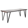 Patas de metal de mesa de hierro en forma de V de estilo industrial de nuevo diseño
