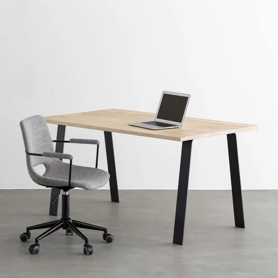 Patas de mesa de comedor en forma de L de hierro forjado al por mayor