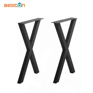 Fabricación de muebles artesanales, escritorios para ordenador, patas cuadradas de mesa de metal resistente