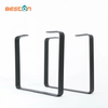 Patas de mesa de centro de acero con patas hermosas para muebles de oficina en forma de U