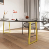 Muebles al por mayor de metal para mesa de comedor X patas para mesa