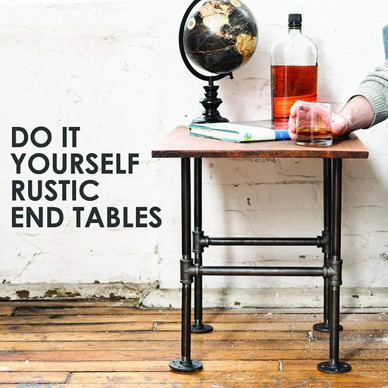 Muebles DIY Industrial Tubos de metal Patas de mesa