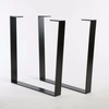 Patas de mesa planas de acero modernas de mediados de siglo