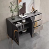 Gabinete de pasillo de madera maciza para almacenamiento de zapatos, moderno y ligero, para entrada y vestíbulo