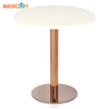 Base de mesa de cobre de piezas de muebles de metal para contrato comercial
