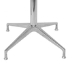 Base de mesa cruzada de aleación de aluminio para mesa de restaurante para ventas