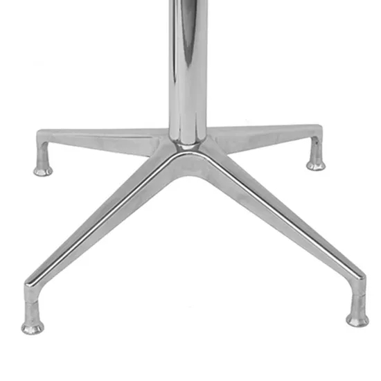 Base de mesa cruzada de aleación de aluminio para mesa de restaurante para ventas