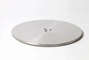 Base de mesa de acero inoxidable para mesa de restaurante con placa superior en X