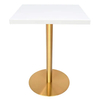 Base de mesa de comedor de acero inoxidable cepillado mesa comercial de restaurante