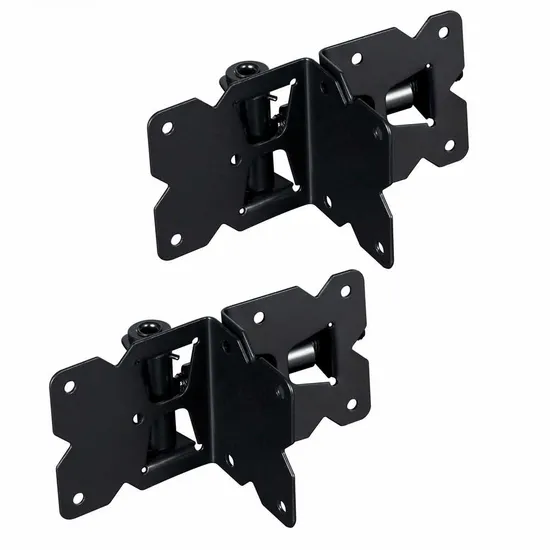Bisagras para cercas de metal galvanizado de alta resistencia, directas de fábrica: hardware profesional para exteriores