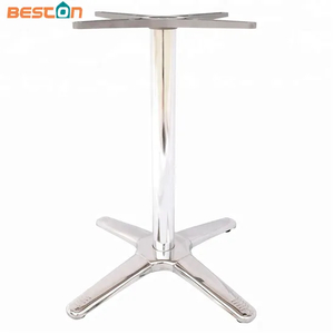 Piezas de muebles de uso comercial Patas de mesa de metal para mesa de granito