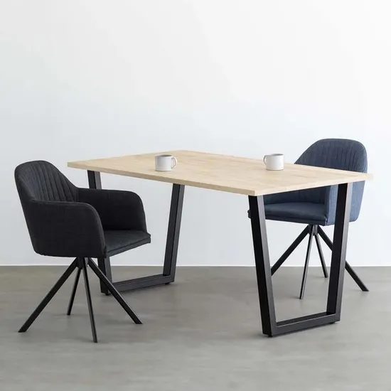 Muebles modernos Mesa de comedor actual Patas centrales