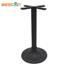 Base grande de acero de la mesa de centro de Chrome del metal del escritorio del pedestal del comedor moderno